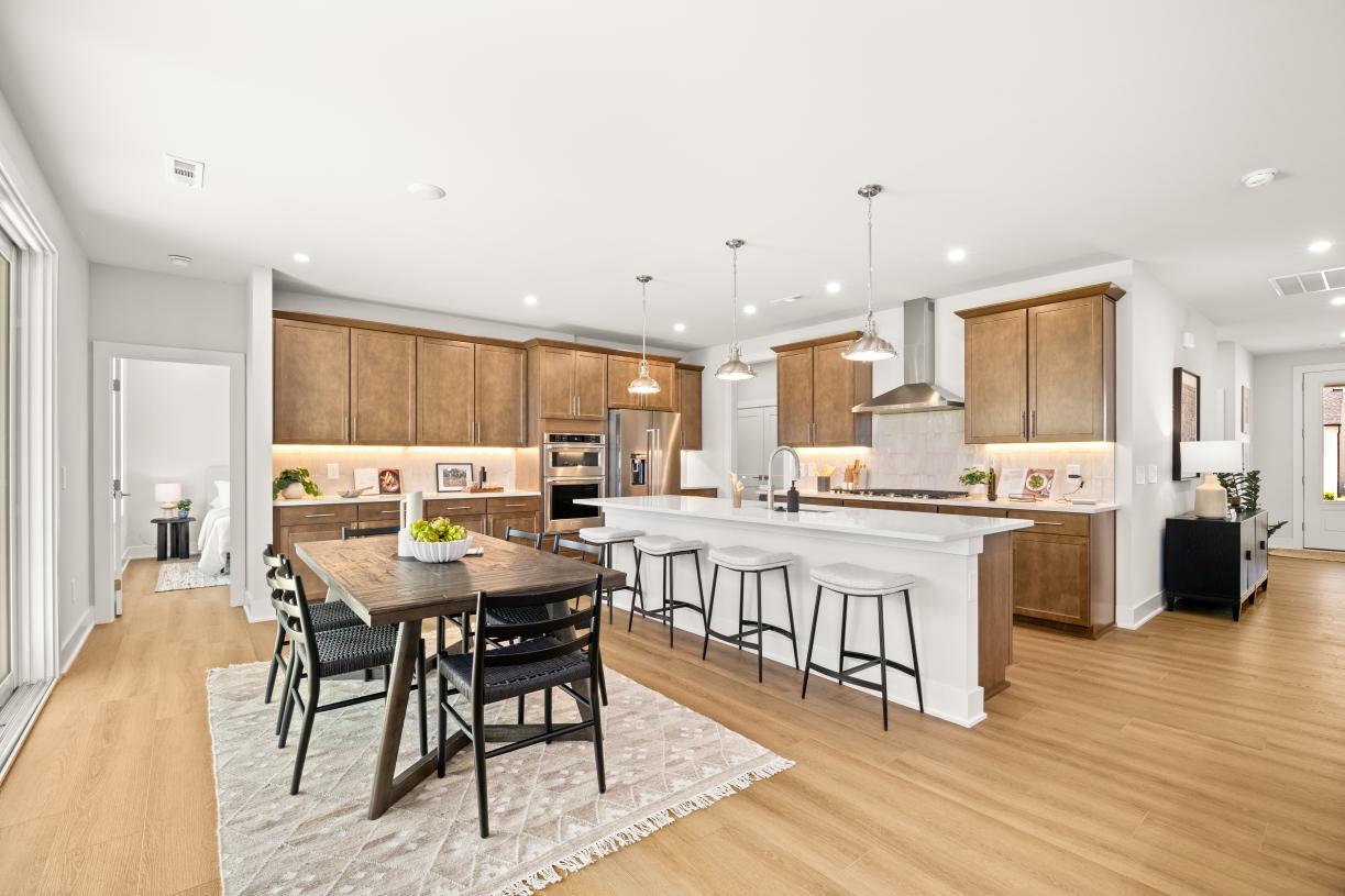 Open-concept living creates cohesive spaces perfect for entertaining