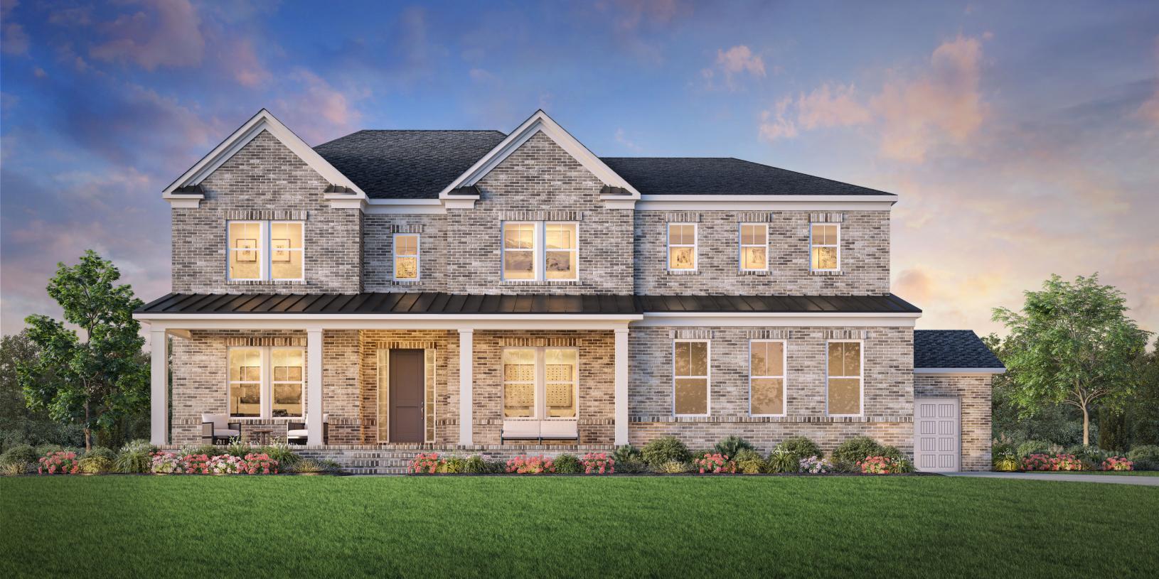 Parkmont with Basement - Ledgestone: Lawrenceville, Georgia - Toll Brothers
