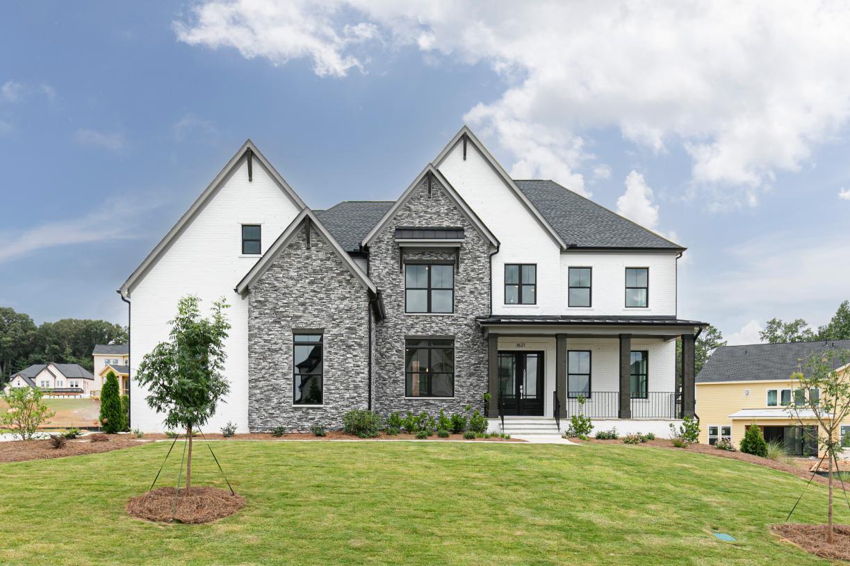 Rhinewood with Basement - Ledgestone: Lawrenceville, Georgia - Toll Brothers