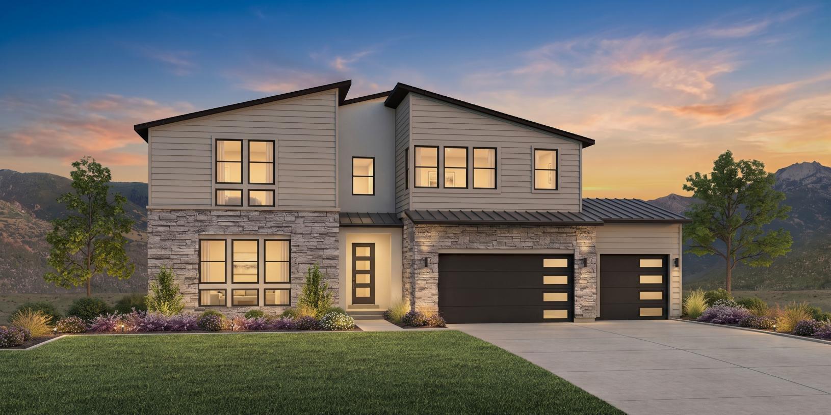 Shafer Mountain Modern - Westlake Vistas by Toll Brothers: Saratoga Springs, Utah - Toll Brothers