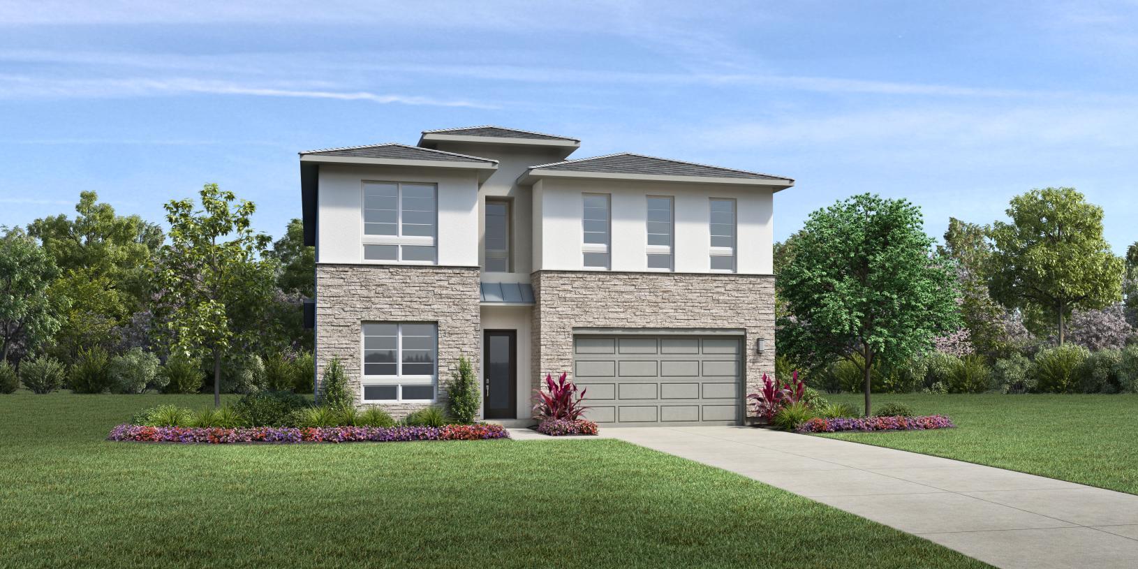 Sora Modern Farmhouse - Skylar II by Toll Brothers: Valencia, California - Toll Brothers
