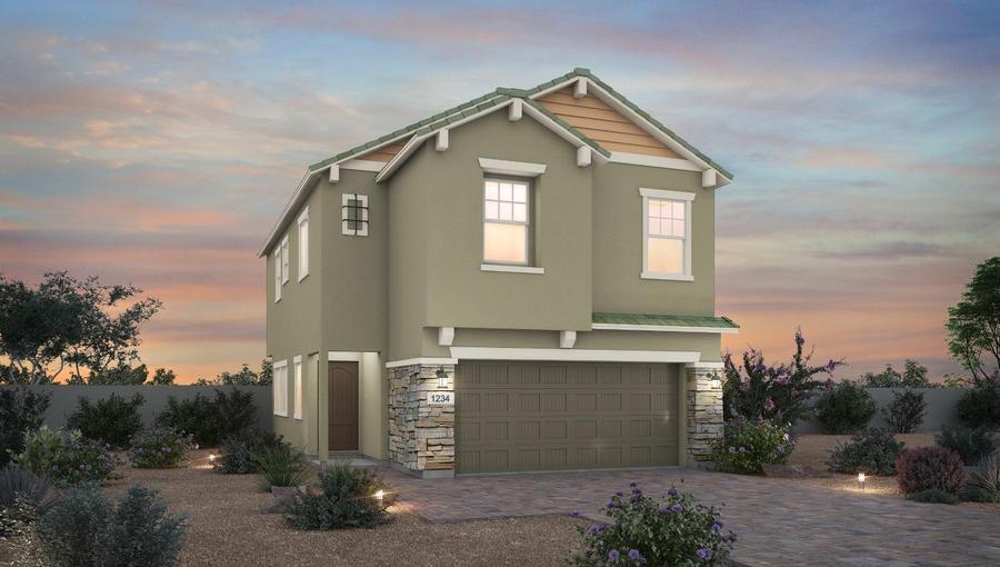 Staccato Craftsman by Storybook Homes in Las Vegas NV