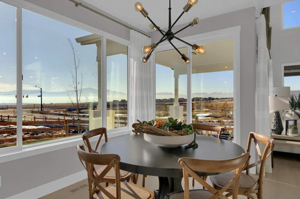 Enjoy your morning coffee from the casual dining area just off the kitchen