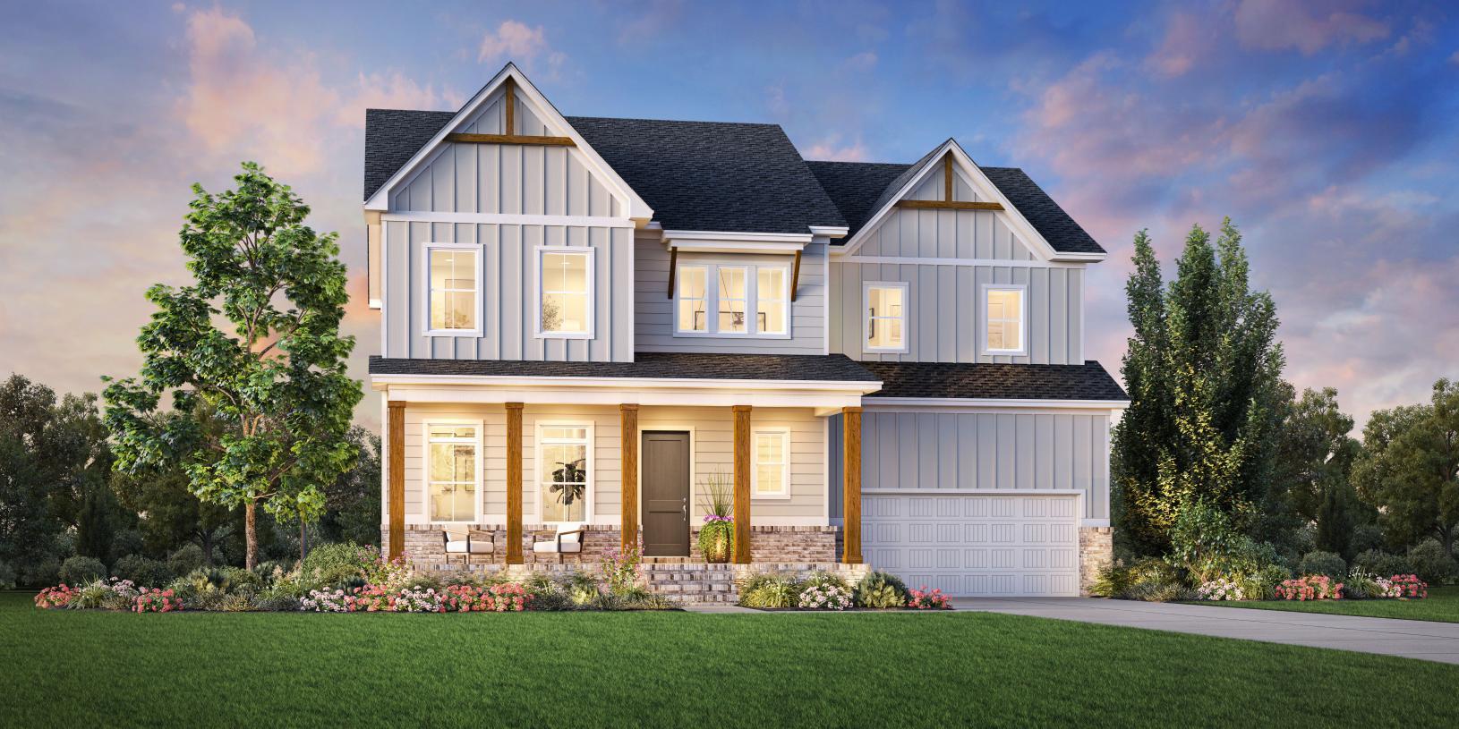 Hillstone with Basement - Bridlefield - Highlands Collection: Cumming, Georgia - Toll Brothers