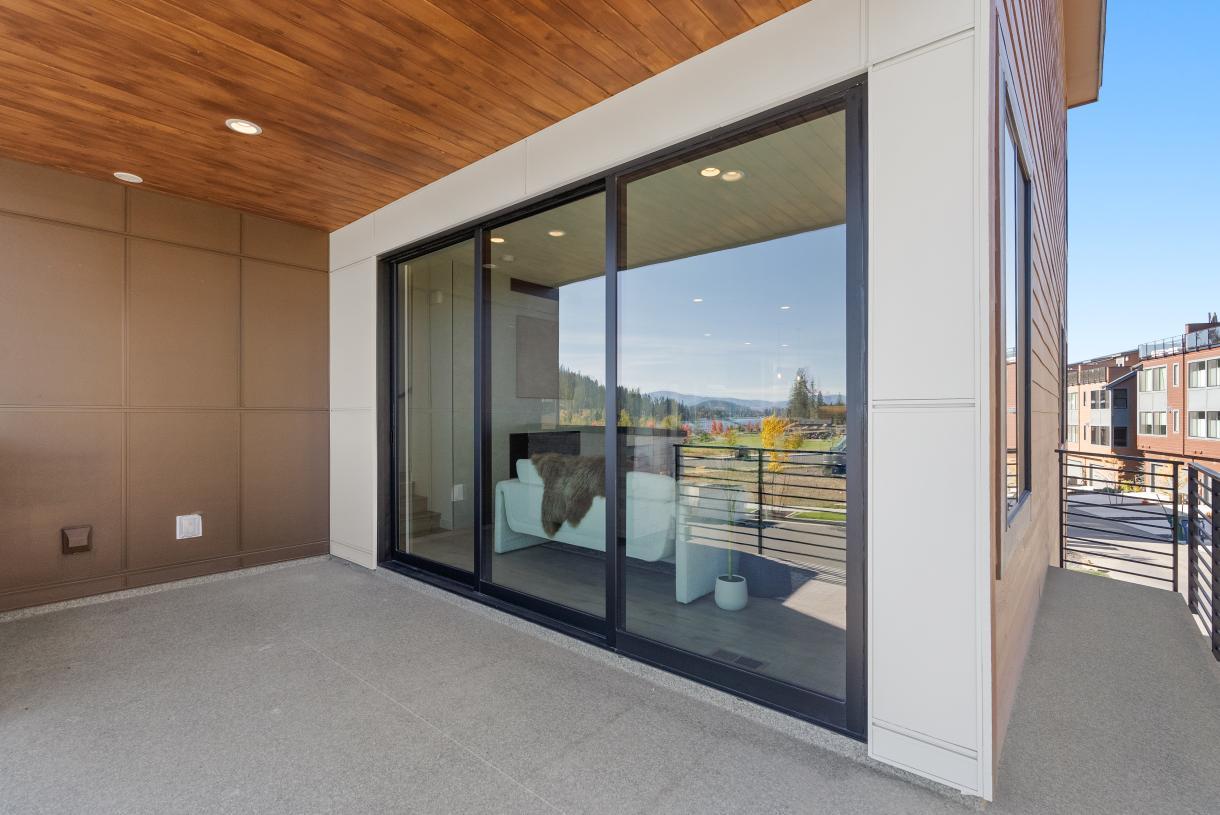 Large covered deck