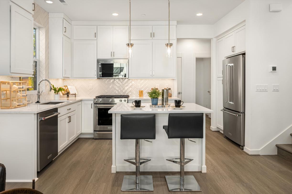 Stylish kitchen of Poppy home design