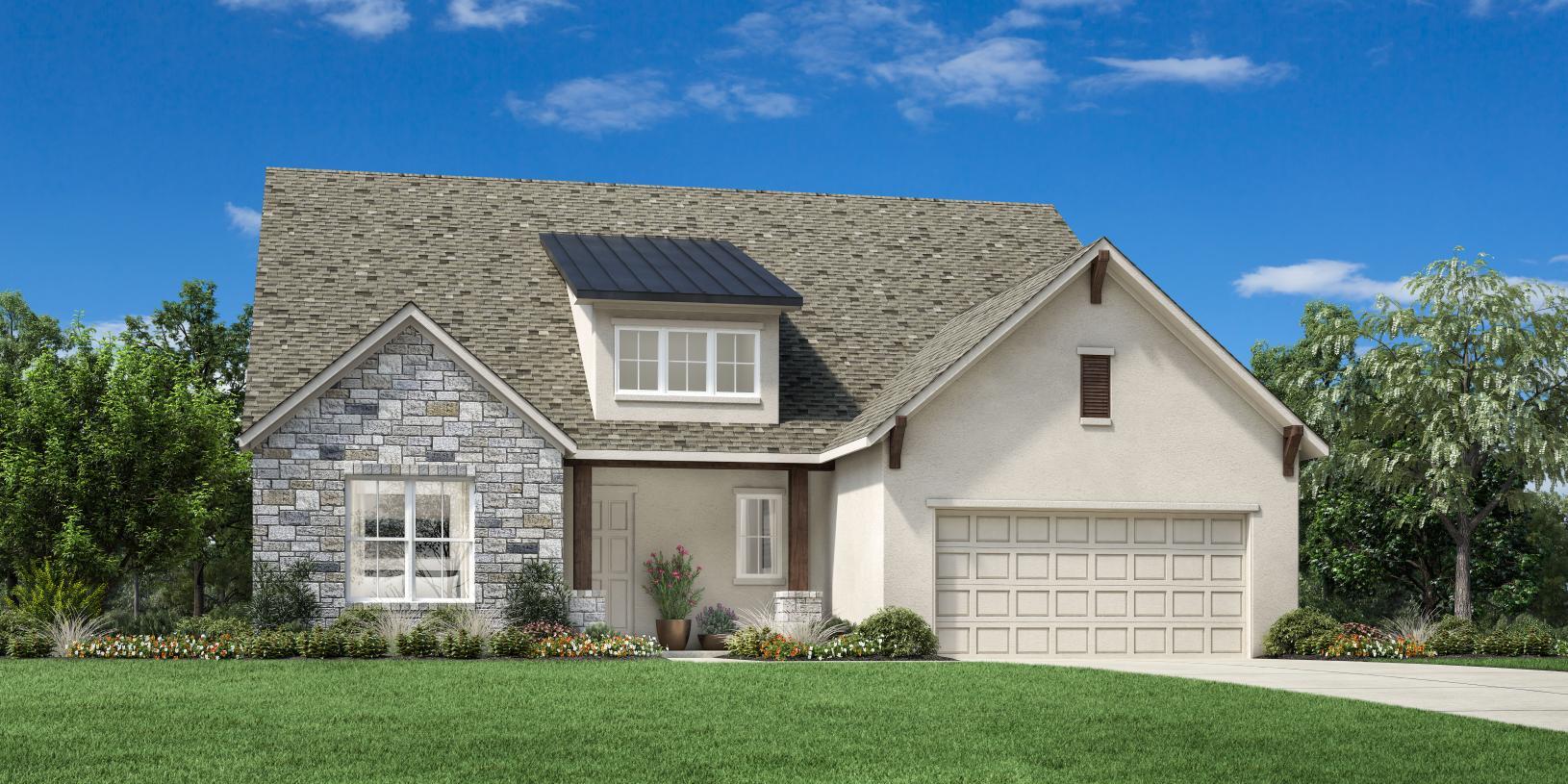 Bingham - Regency at Santa Rita Ranch - Meadow Collection: Liberty Hill, Texas - Toll Brothers