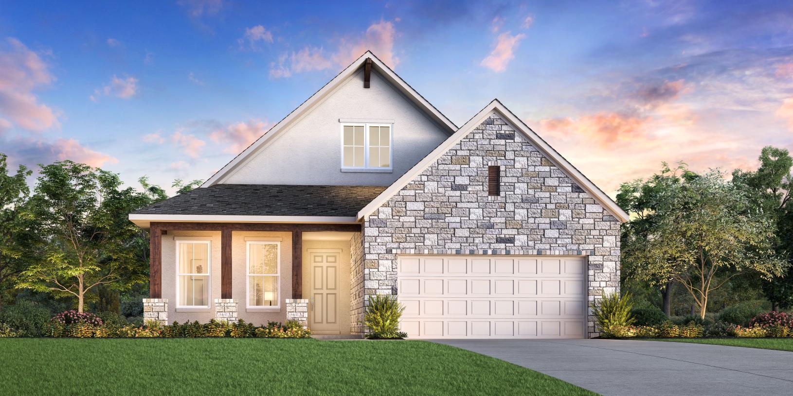 Leander - Regency at Santa Rita Ranch - Garden Collection: Liberty Hill, Texas - Toll Brothers