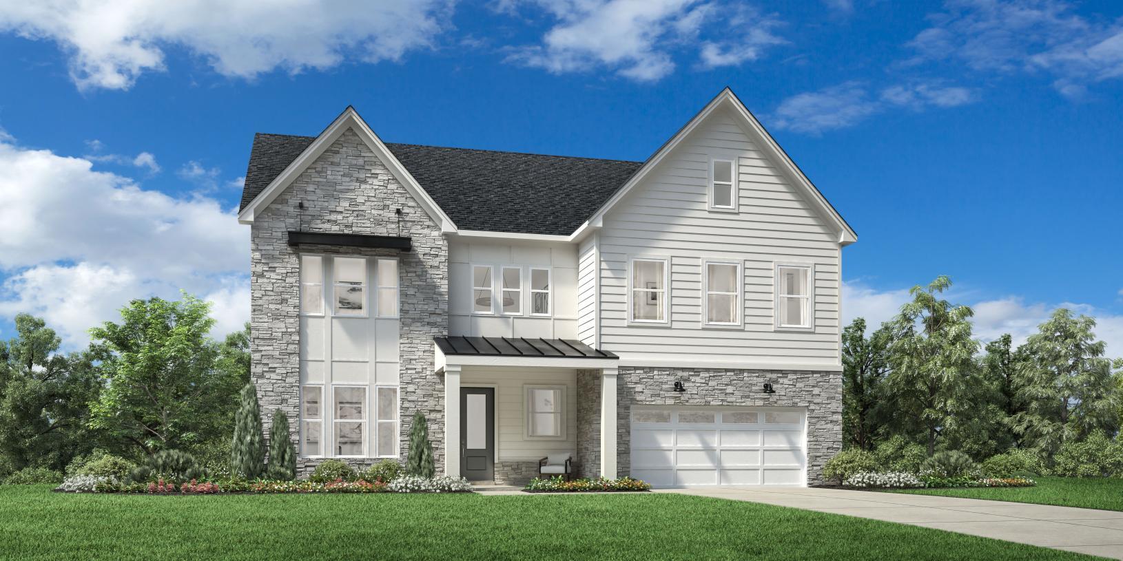 Harlow - Overbrook Estates - Elmspring Collection: Huntersville, North Carolina - Toll Brothers