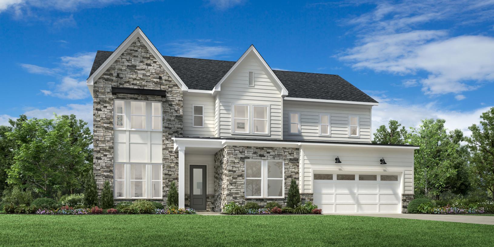 Monaco - Overbrook Estates - Ashleaf Collection: Huntersville, North Carolina - Toll Brothers