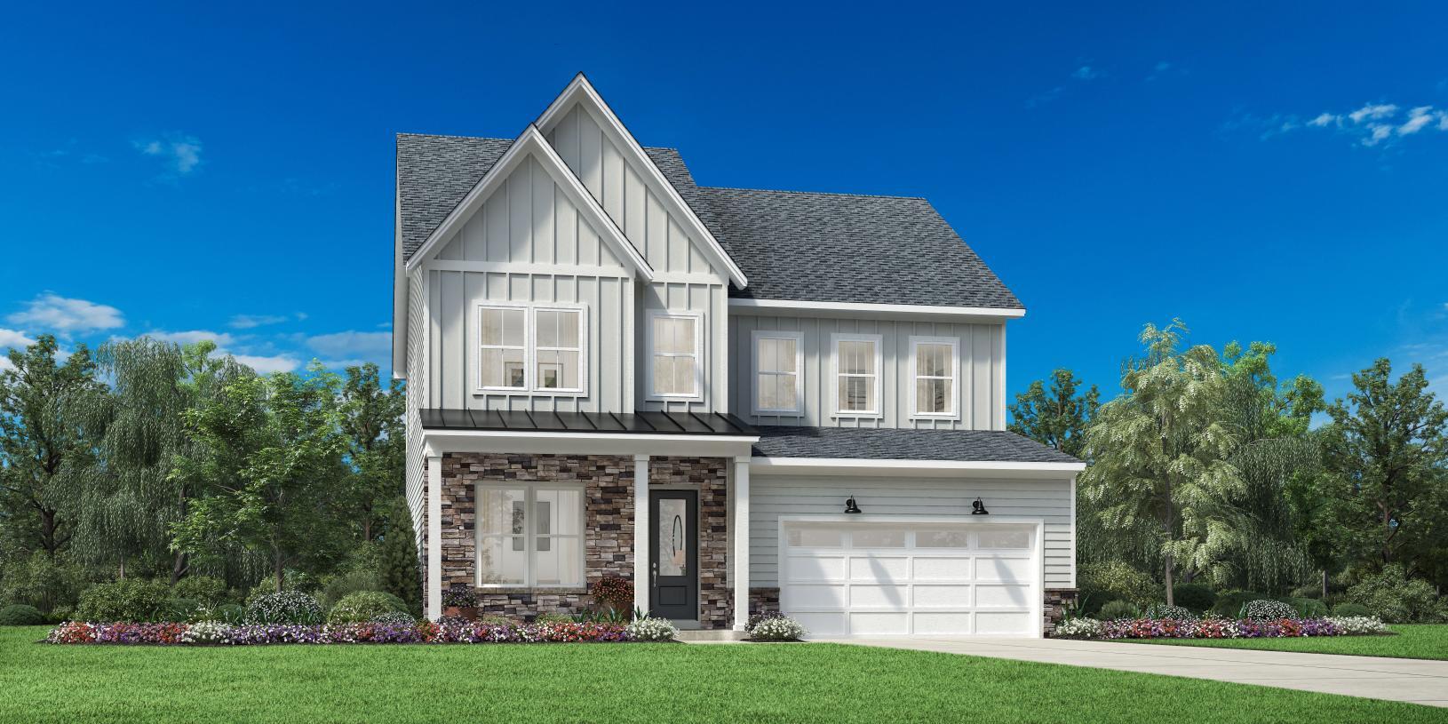 Woodrow II - Overbrook Estates - Dogwood Collection: Huntersville, North Carolina - Toll Brothers