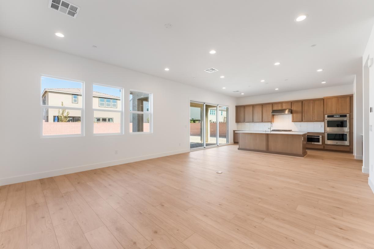 Expansive great room with abundant windows