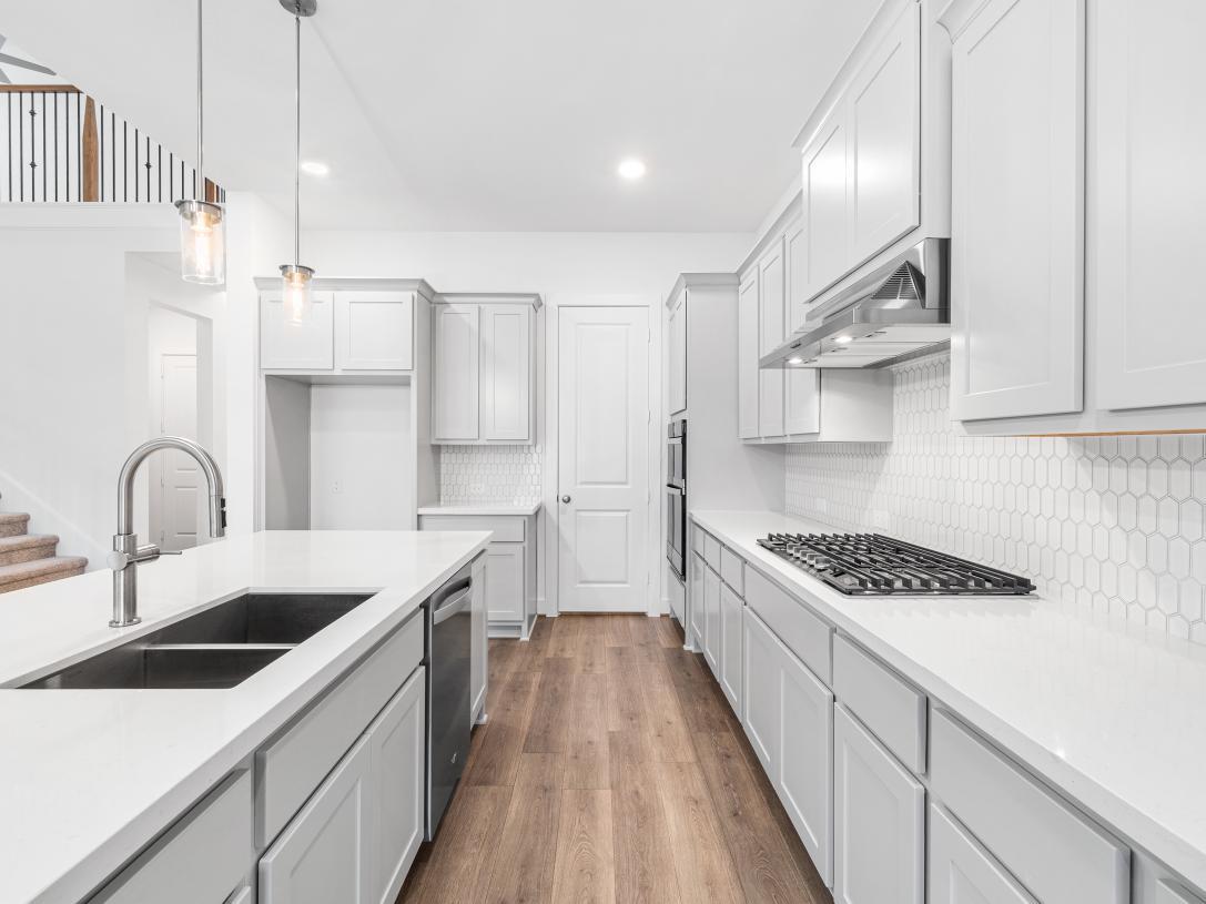 Kitchen with ample storage