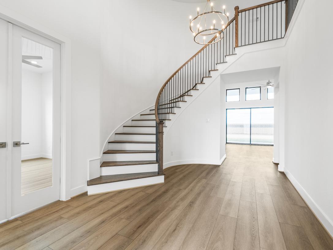 Beautiful curved stairs