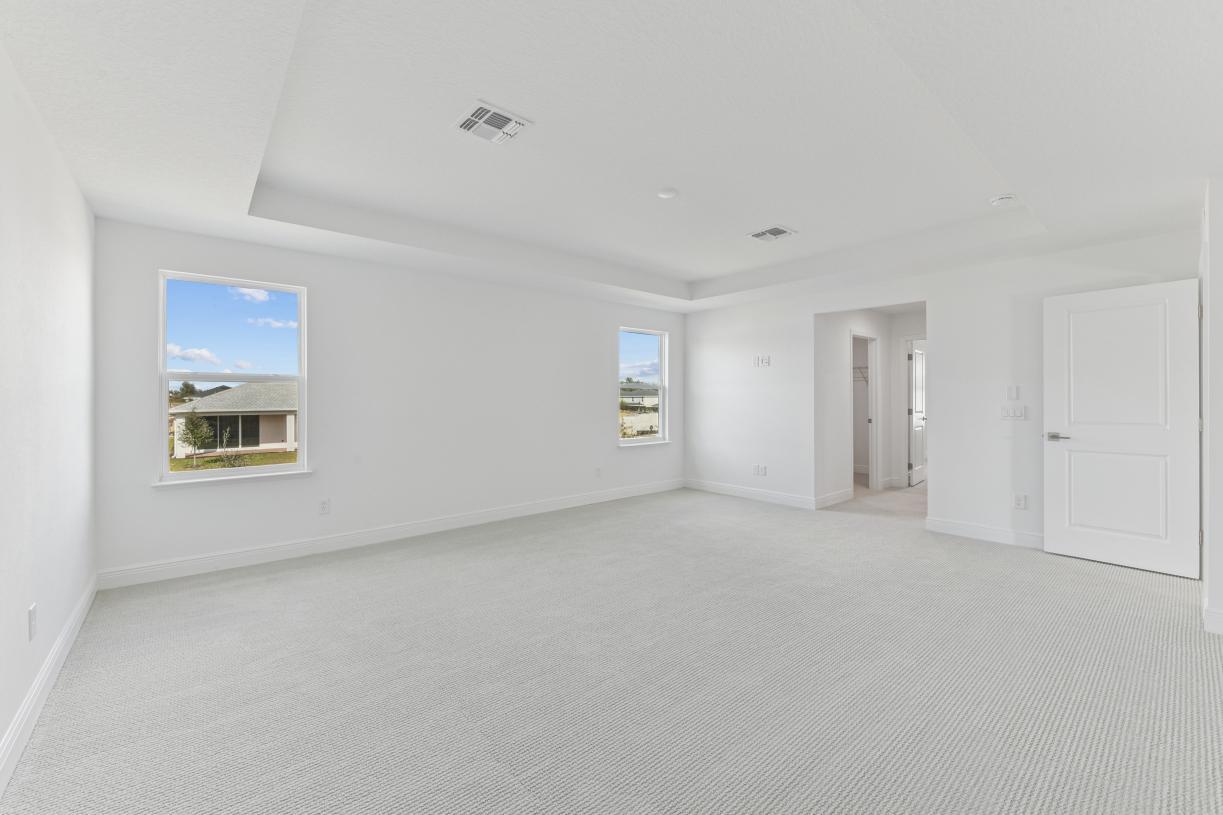 This primary retreat is a peaceful retreat at the end of any day