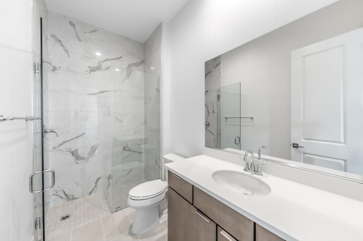 Multi-generational suite private bathroom
