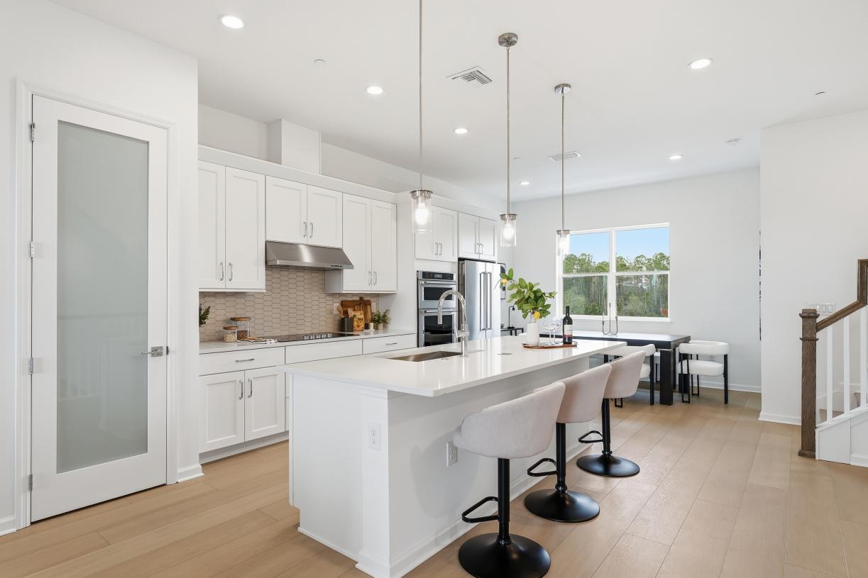 Where form meets function beautifully in this kitchen space