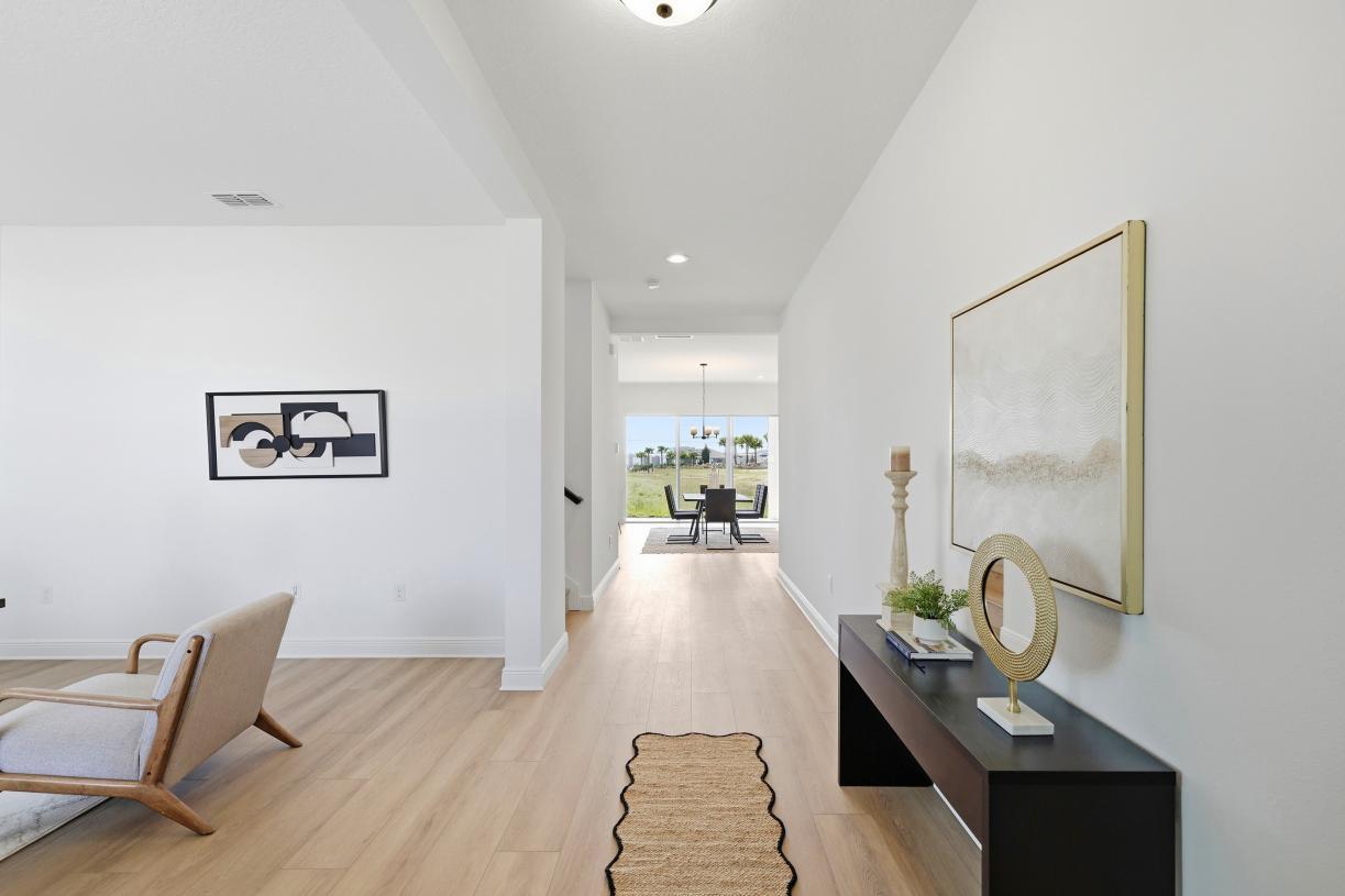A bright, welcoming entryway