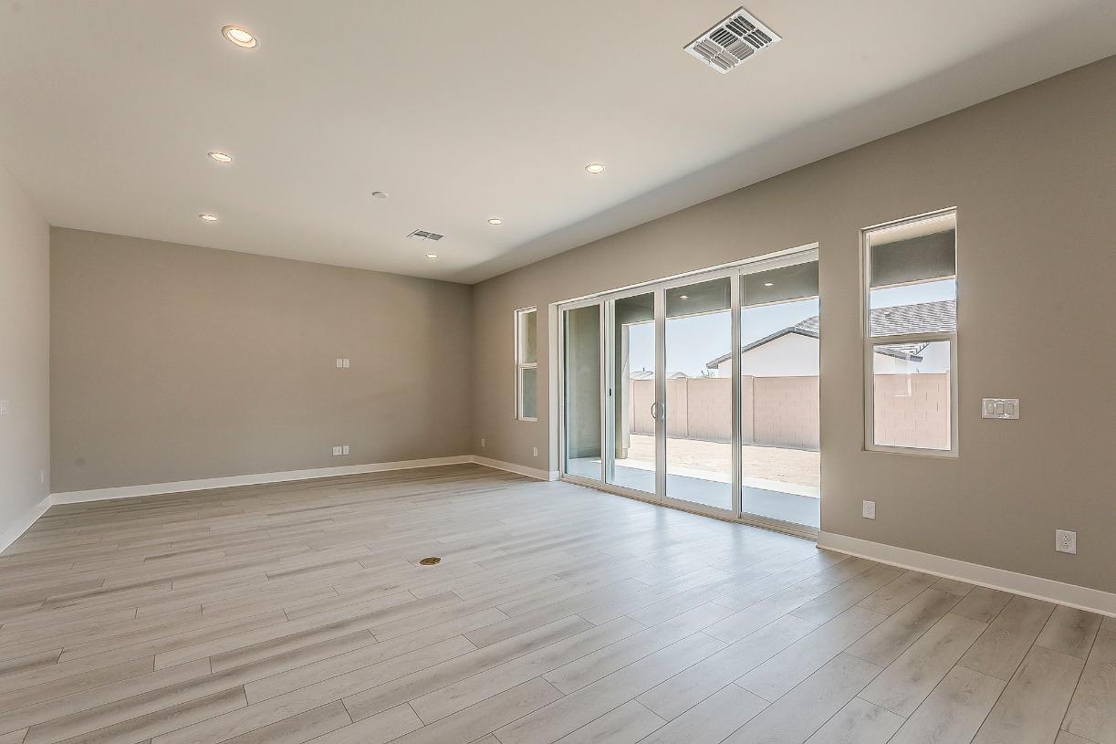 Great room allows space for entertaining
