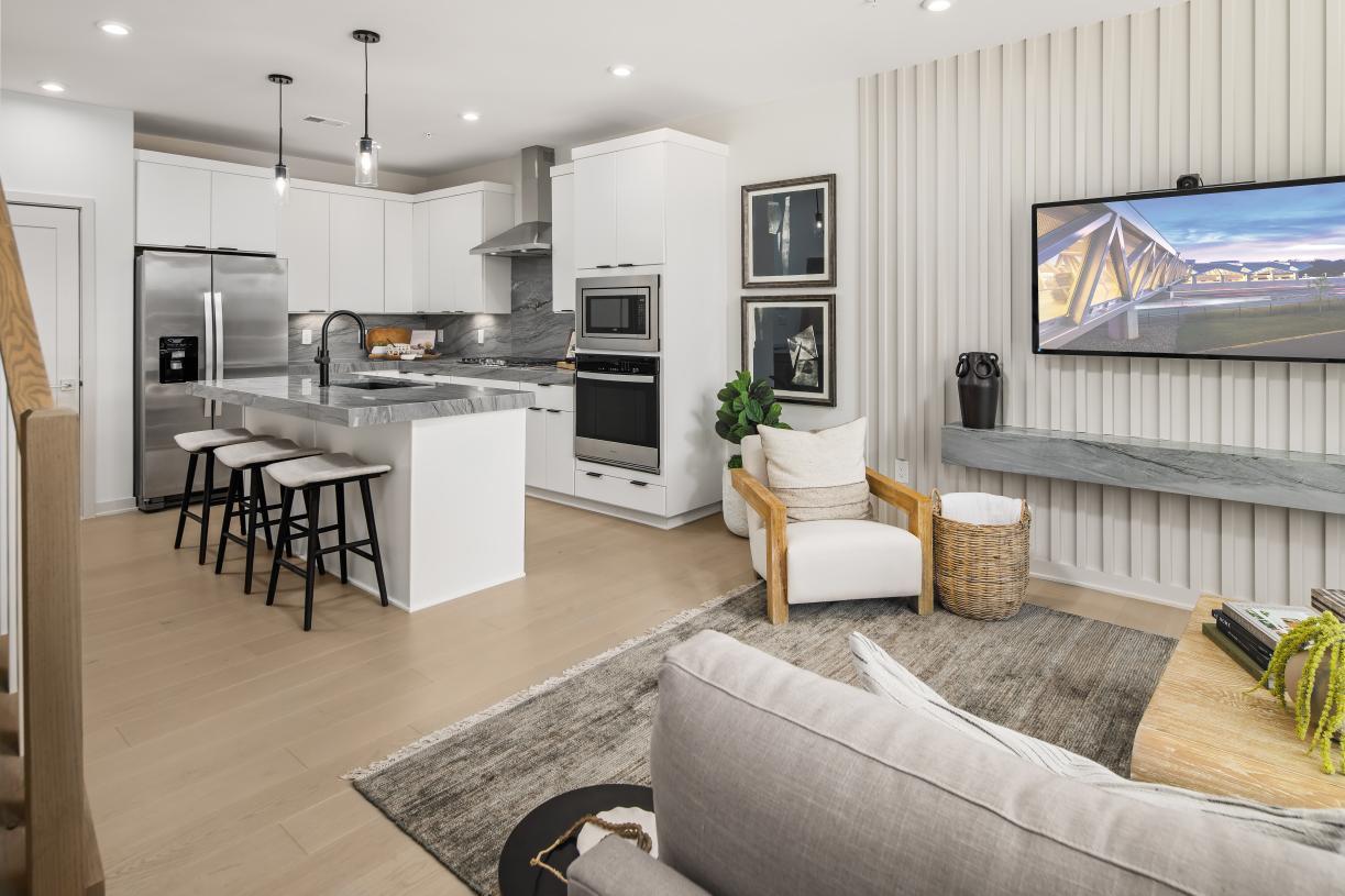 Open concept living level