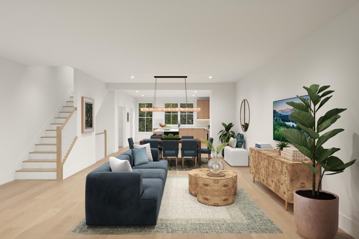 Open concept living level