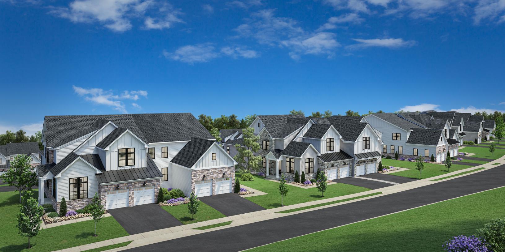 Peapack Crossing - Carriages Collection por Toll Brothers en Somerset County New Jersey