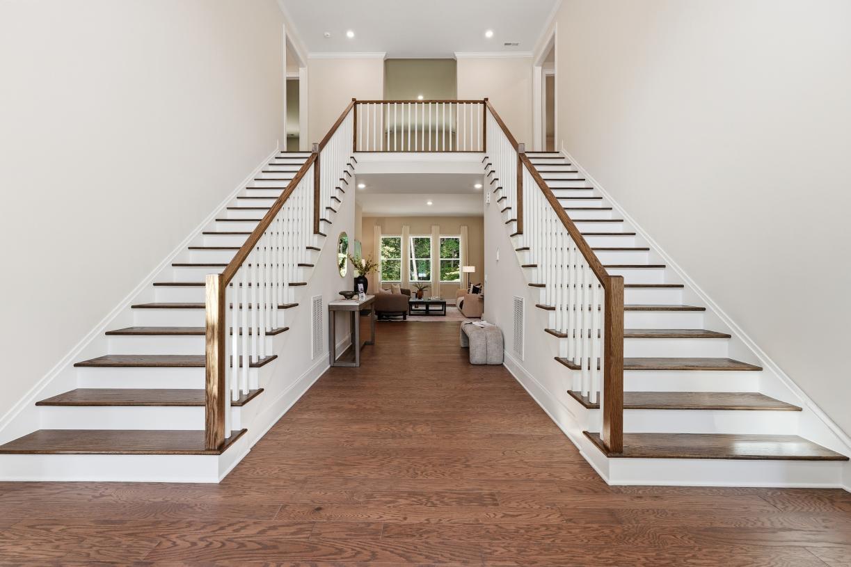 Grand two-story foyer opens to the inviting great room