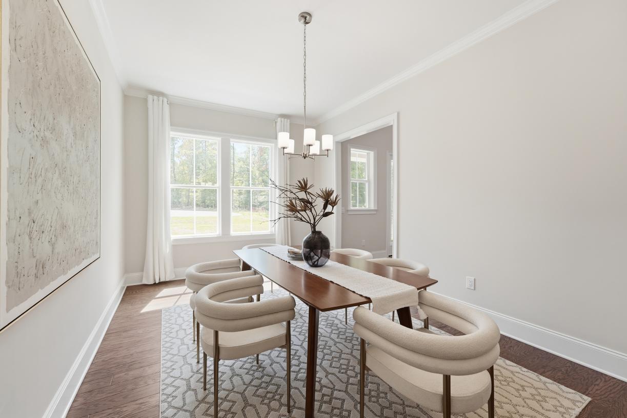 Spacious formal dining room