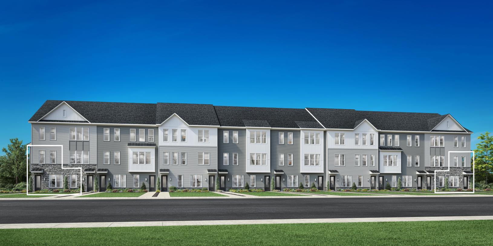 Kenilworth Elite Glenshire - Townes at Main Street: North Brunswick, New Jersey - Toll Brothers