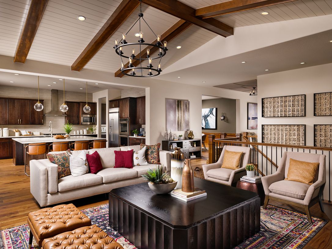 Chatfield great room and kitchen
