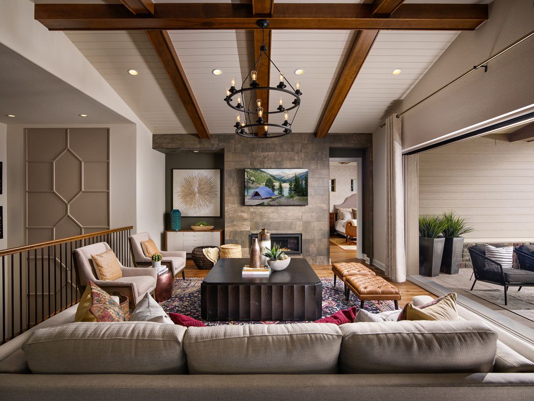 Chatfield great room with outdoor access