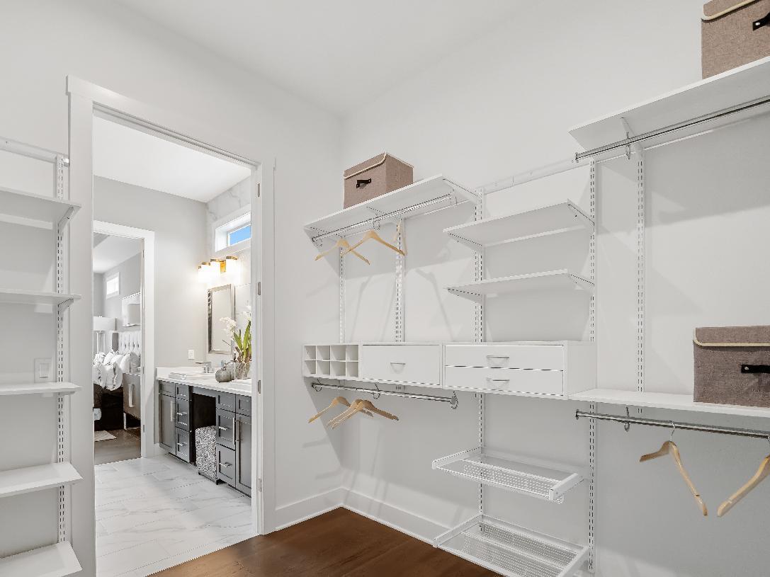 Large walk-in closet with alternate primary bedroom suite option