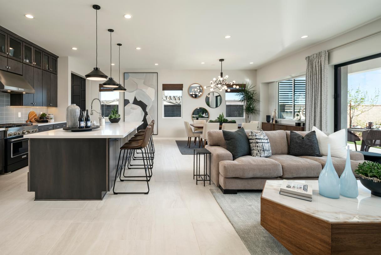 Desirable open floor plan ideal for entertaining