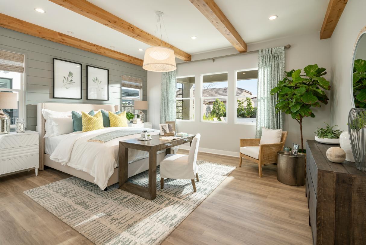 Spacious primary bedroom