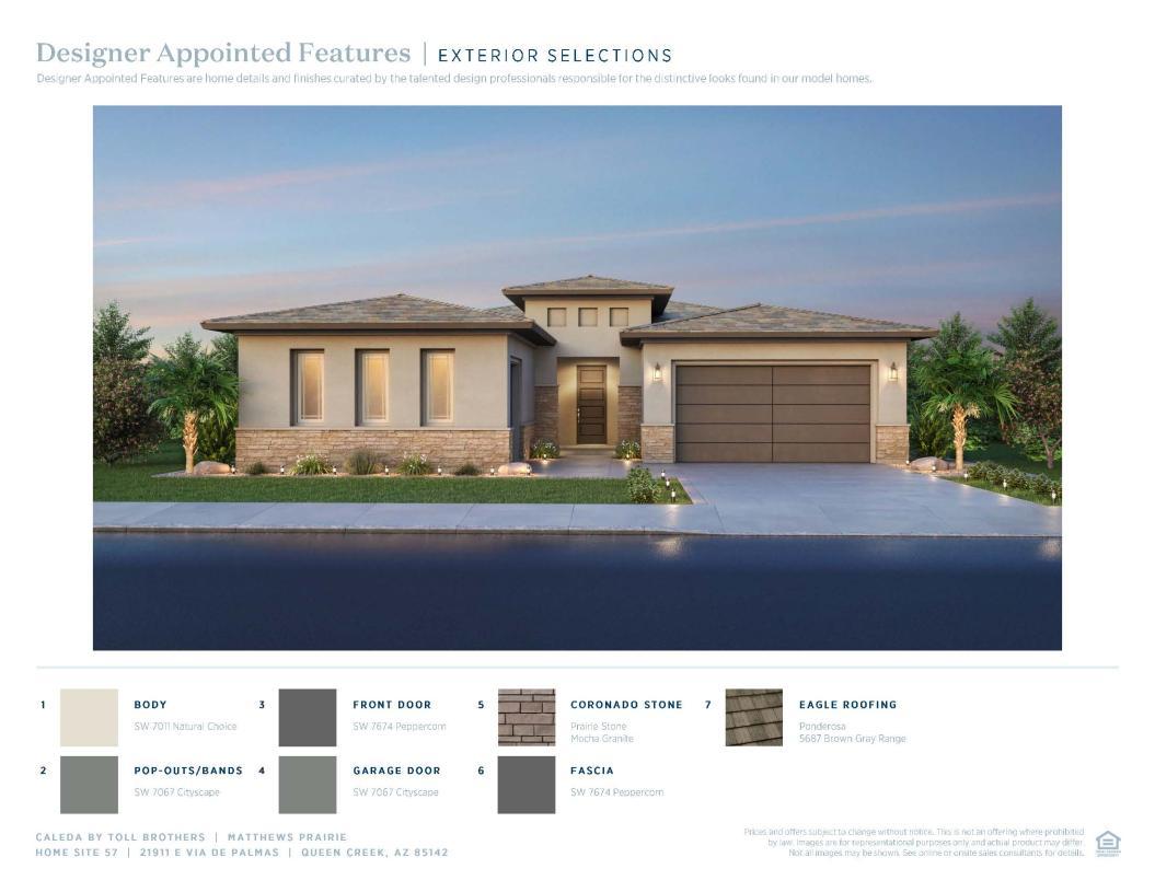 Toll Brothers New Construction Floor Plans in Queen Creek, AZ