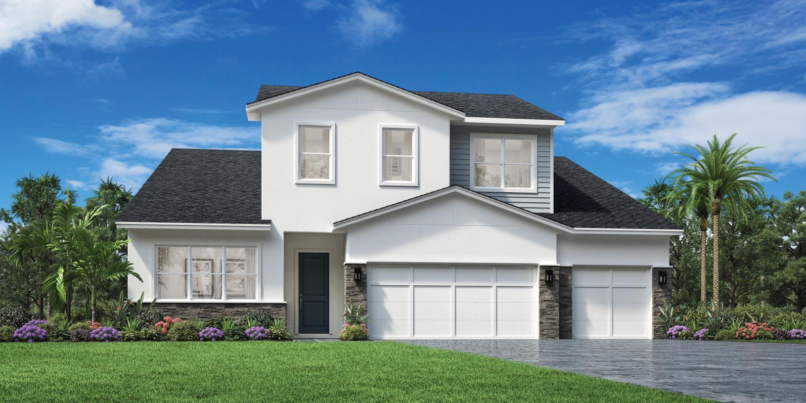 Fredrick Elite Transitional - Riverside Oaks - Estates Collection: Sanford, Florida - Toll Brothers