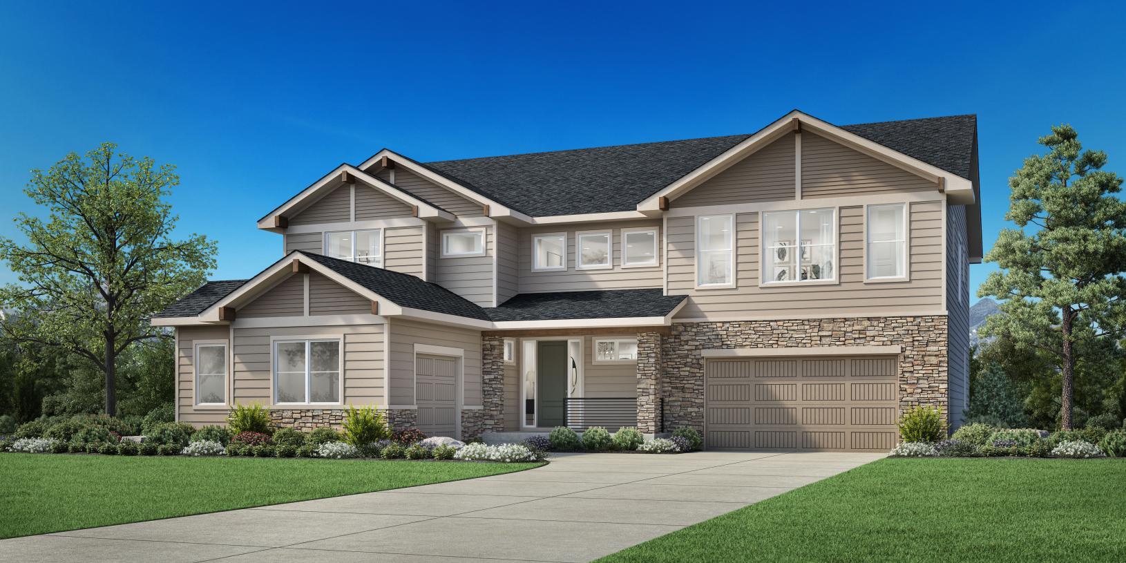 Shavano - Montaine - Estate Collection: Castle Rock, Colorado - Toll Brothers