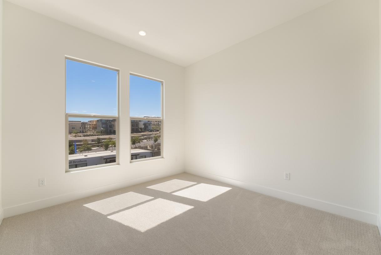 Spacious secondary bedrooms