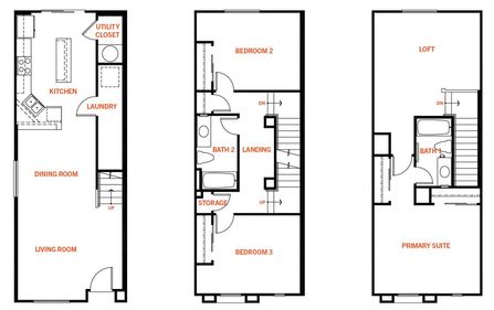 Unit 130 Floor Plan - Touchstone Living