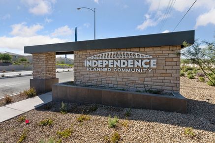 Front Entrance at Independence Planned Community