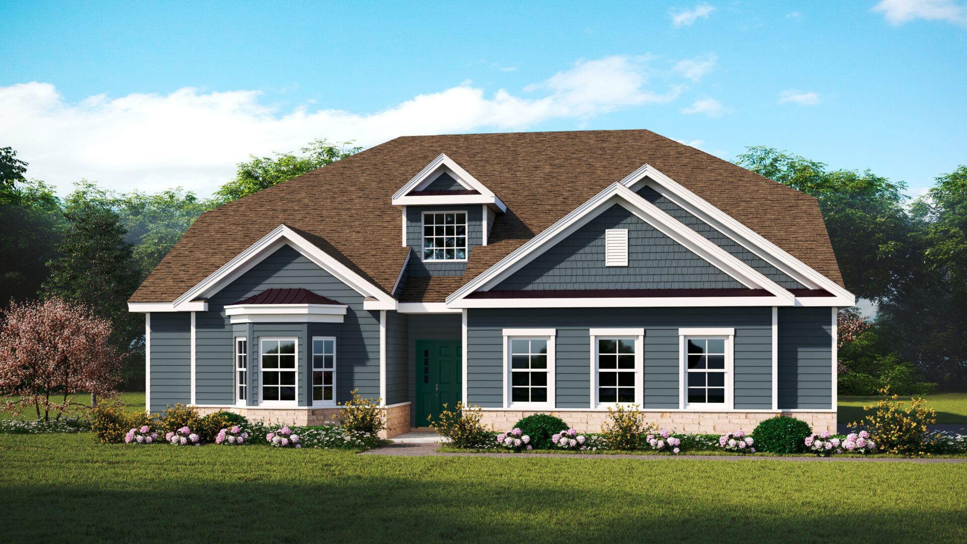 The Pinnacle Estates Hancock Model 2-story Classic Elevation