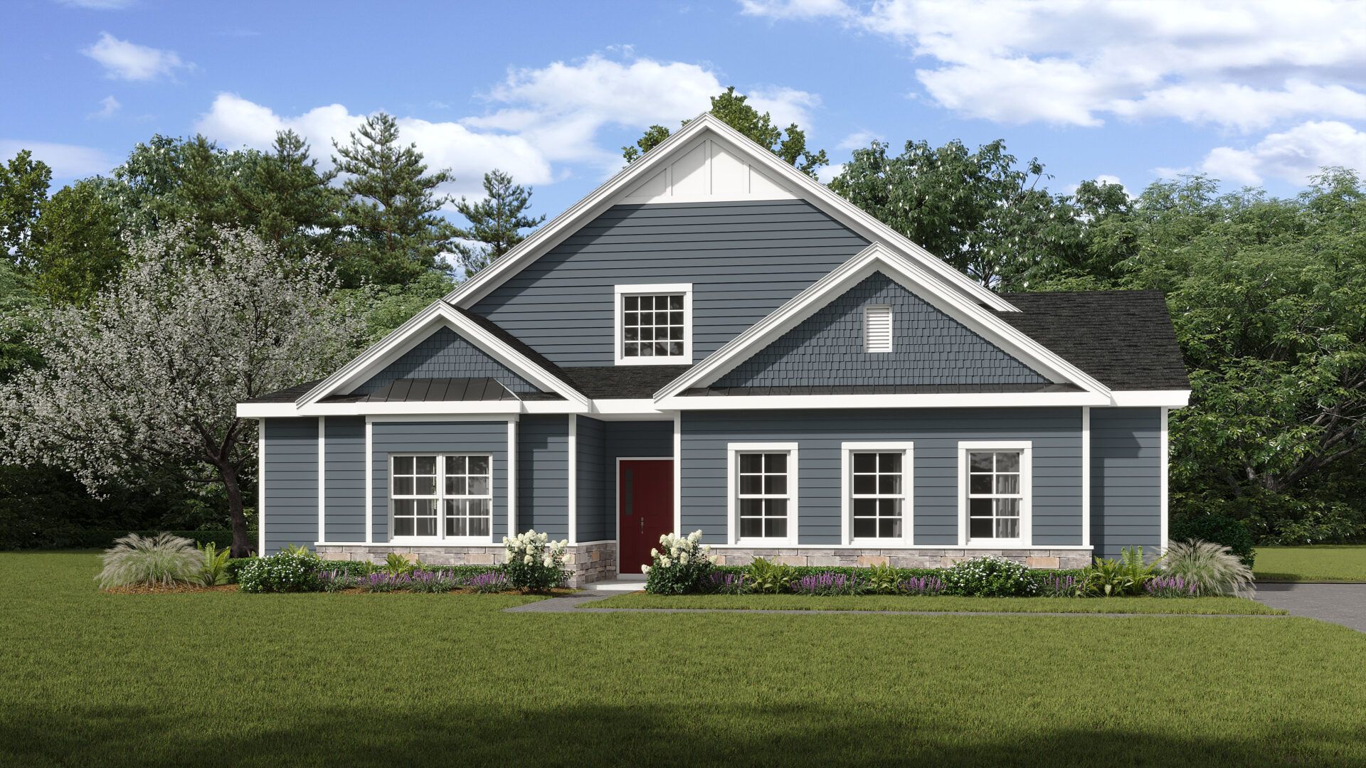 The Pinnacle Estates Hancock Model 1-story Classic elevation