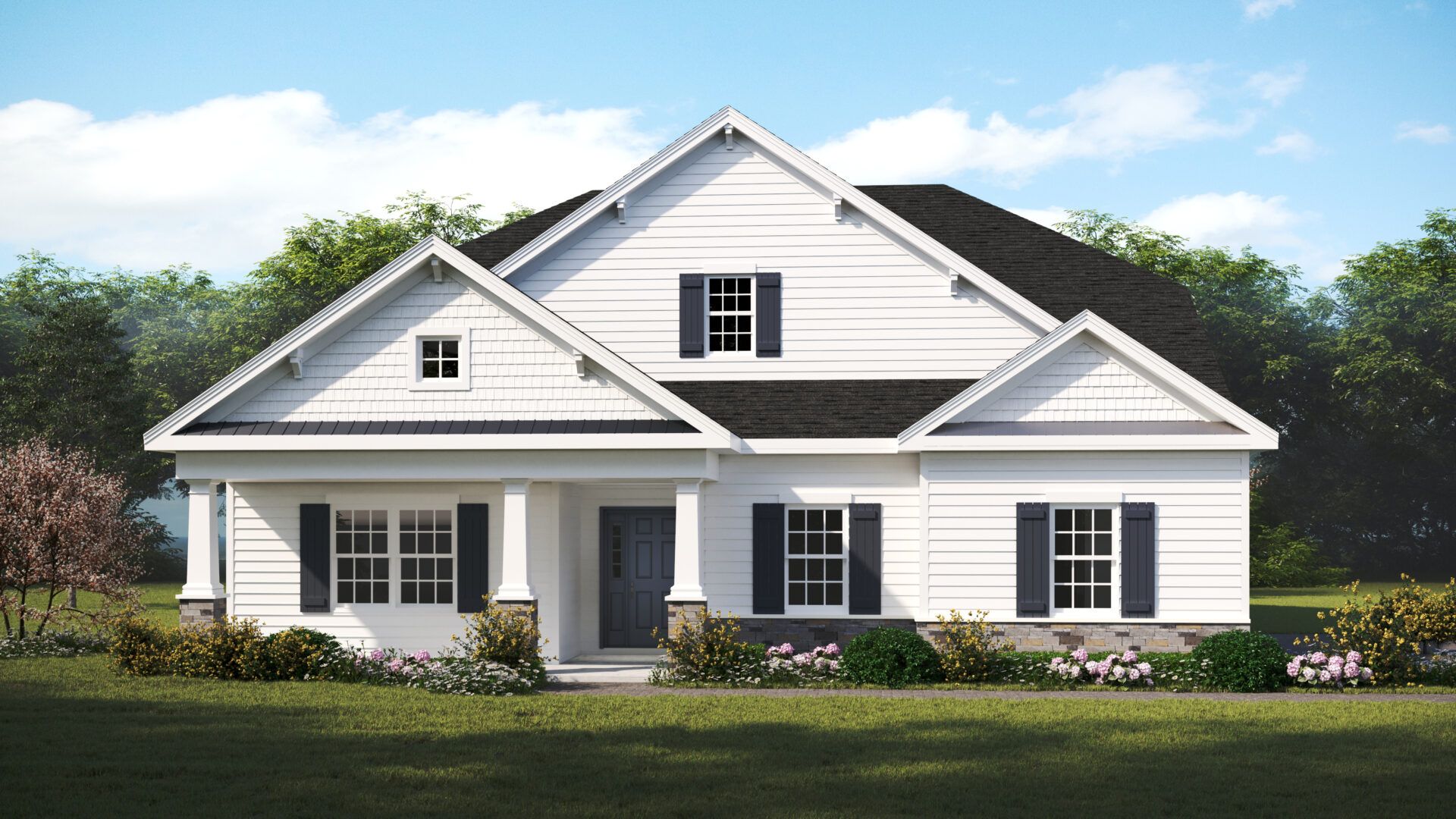 The Pinnacle Estates Washington Model 2-story with Craftsman Elevation