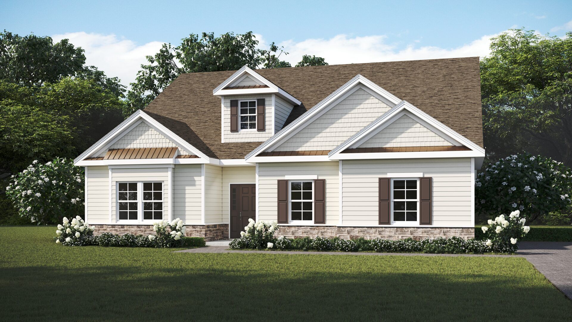 The Pinnacle Estate Washington Model 2-story Classic Elevation