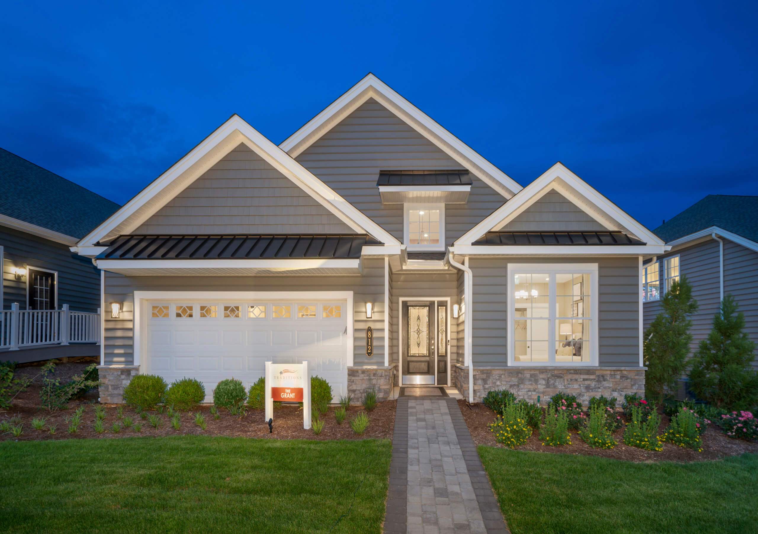 The Grant Model Front Elevation