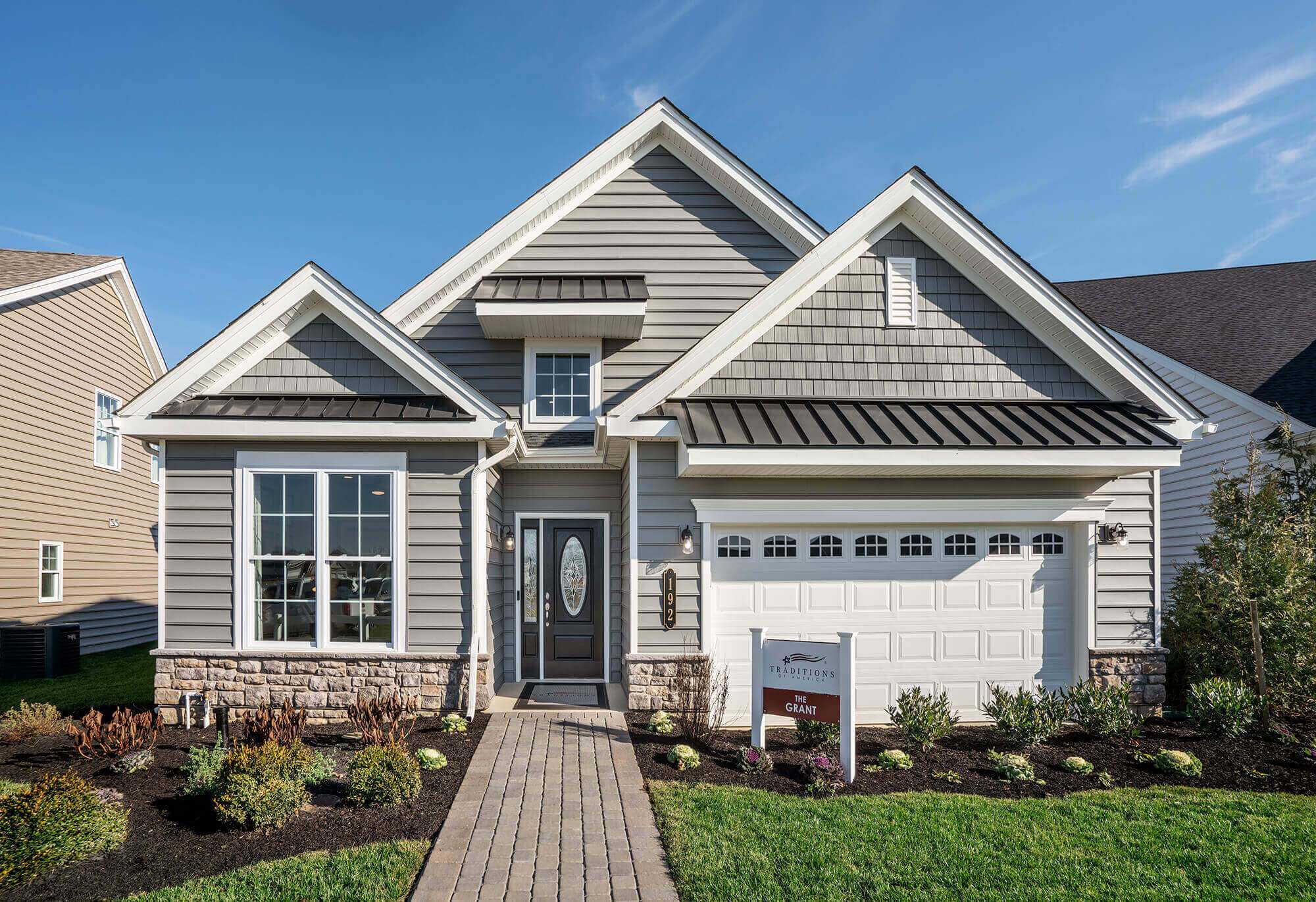 The Grant Model Front Elevation