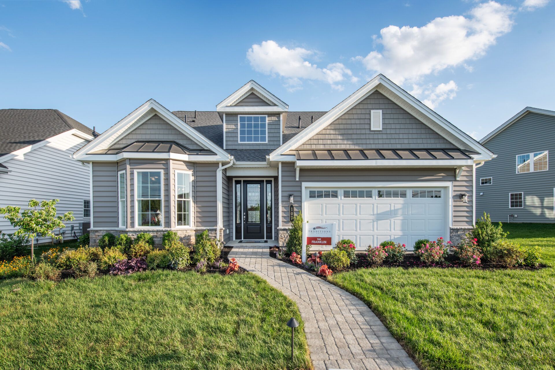 The Franklin Model Front Elevation