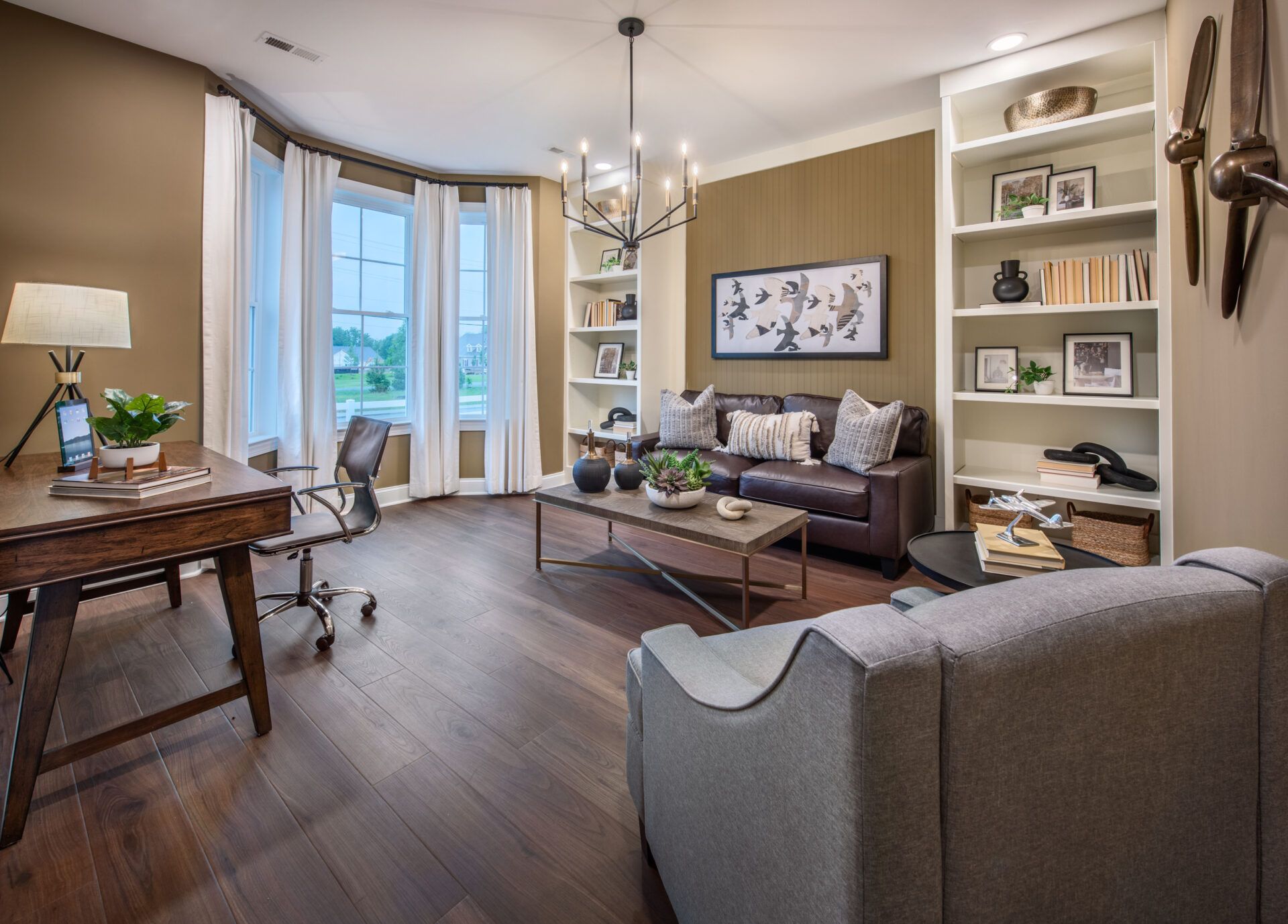 The Franklin Model Living Room