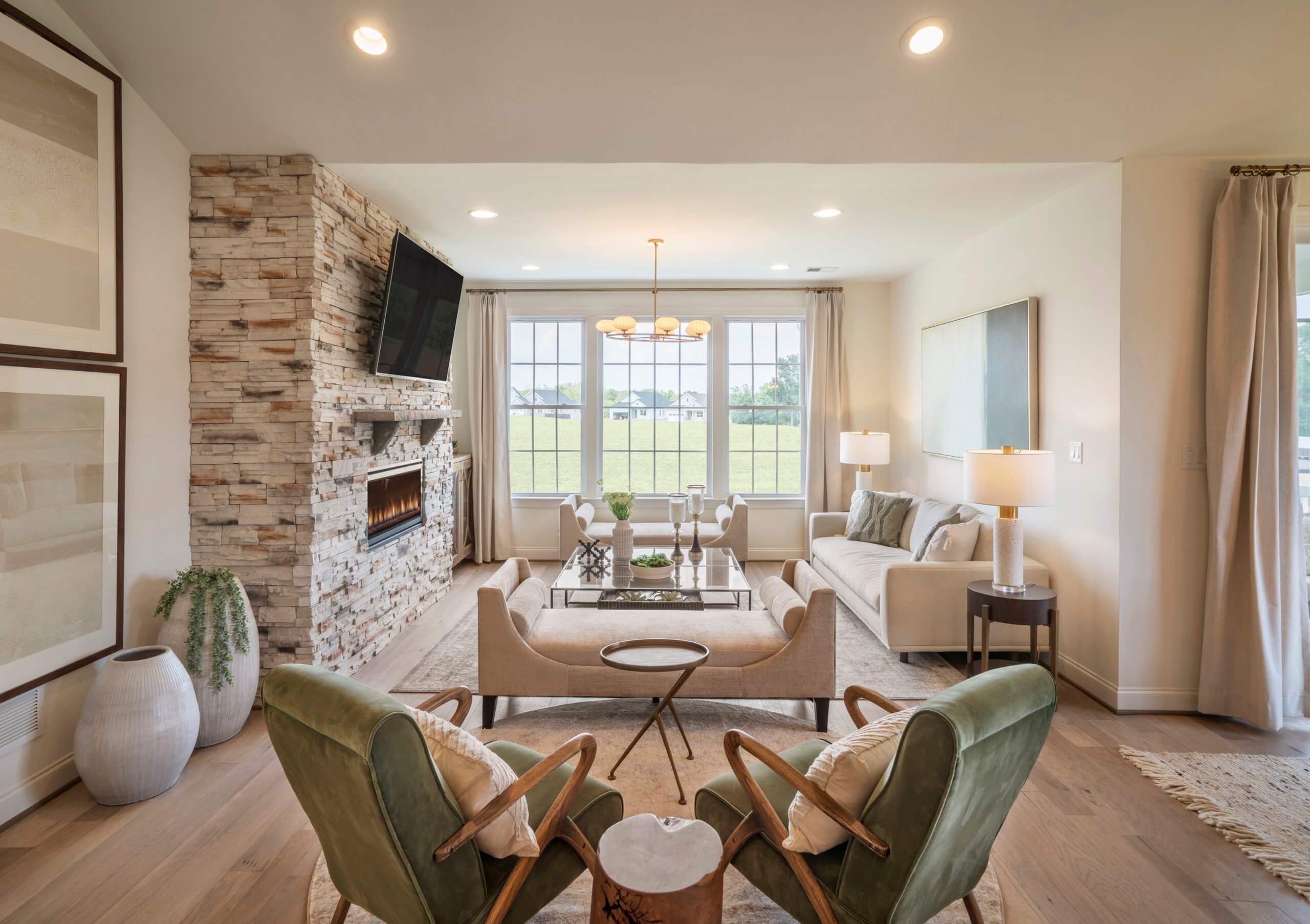 The Hancock Model Great Room