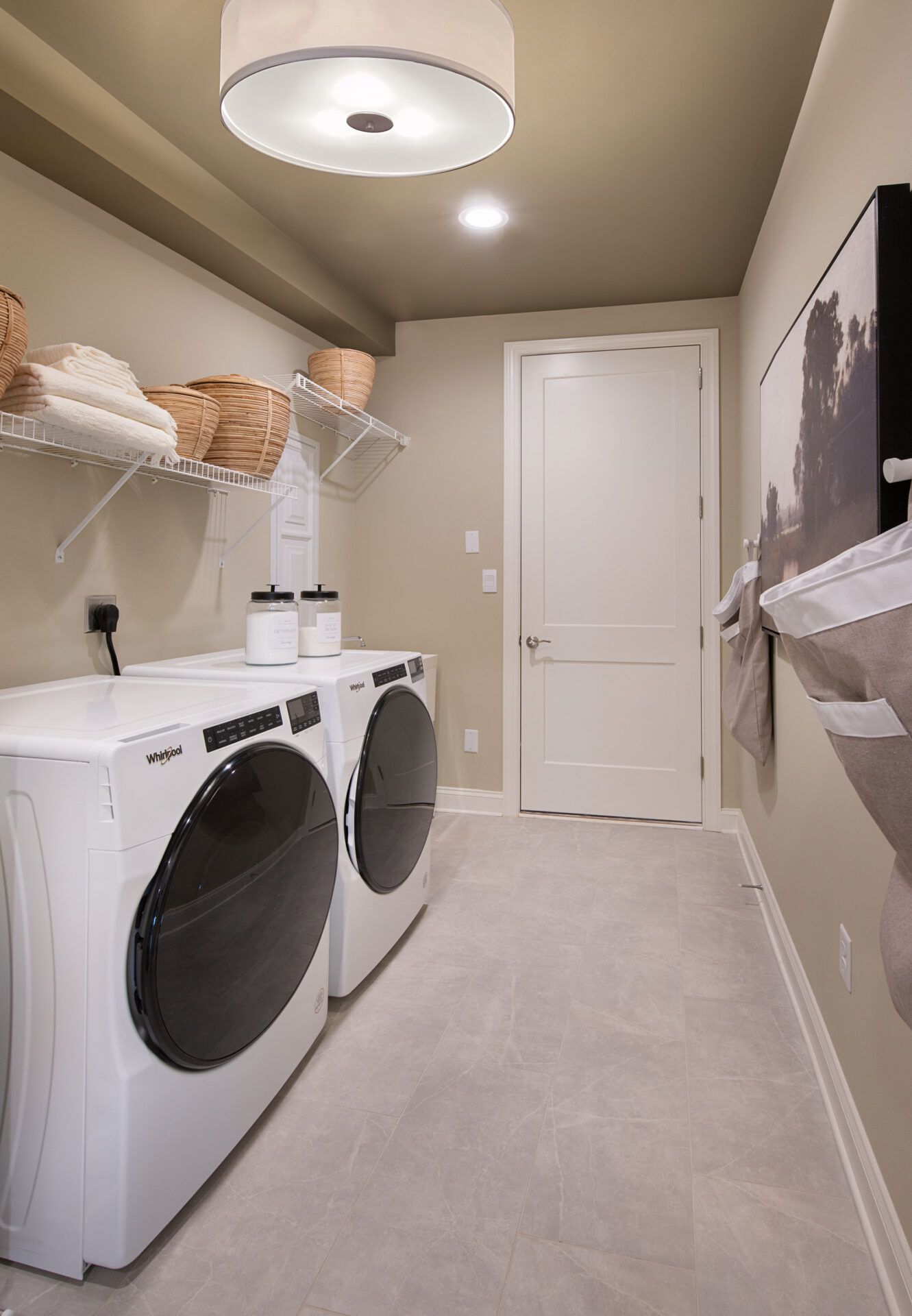 The Hancock Model Laundry Room